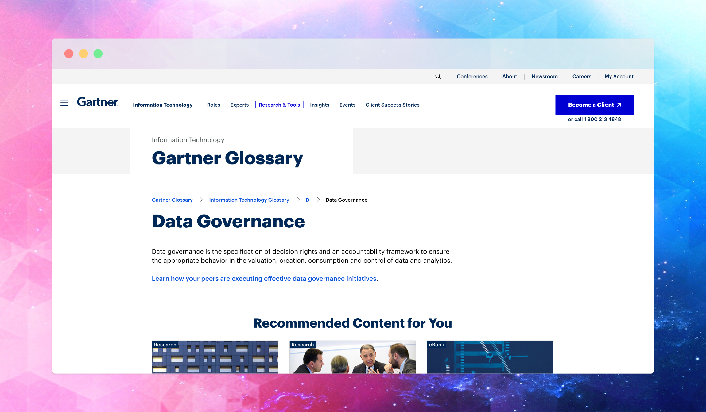 Gartner Data Governance